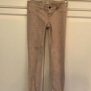 Abercrombie kids printed Jean size 14